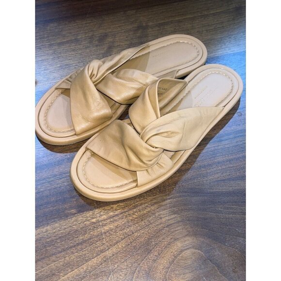 Everlane The Day Twist Sandals in Desert Tan 6.5 New Womens - Picture 7 of 11